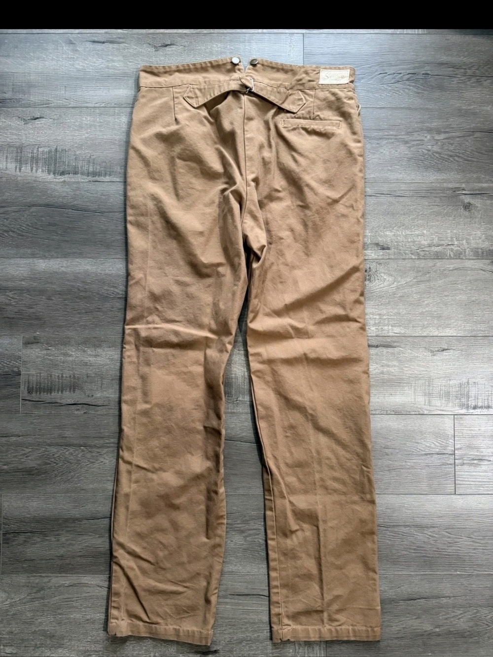 Scully Tan Canvas Frontier Pants